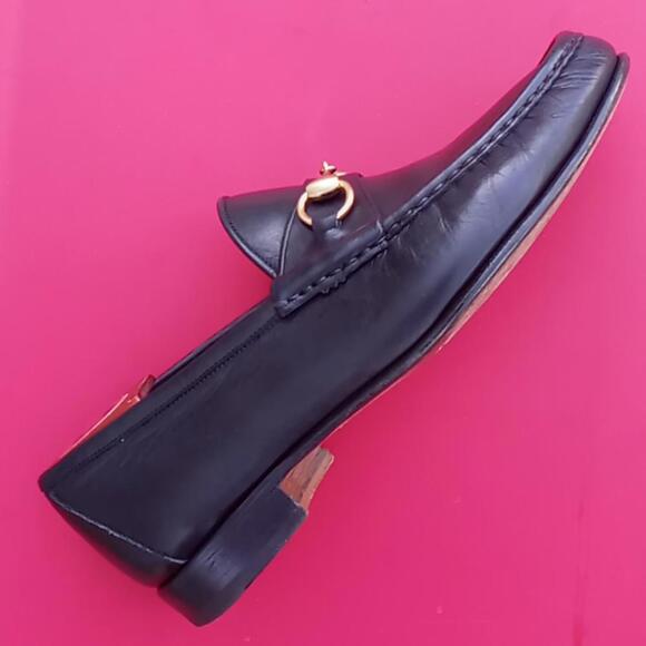 Gucci Vintage Leather Horse Bit Loafers 60th Anniv main image 13